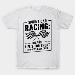 Sprint Car Dirt Track Racing T-Shirt